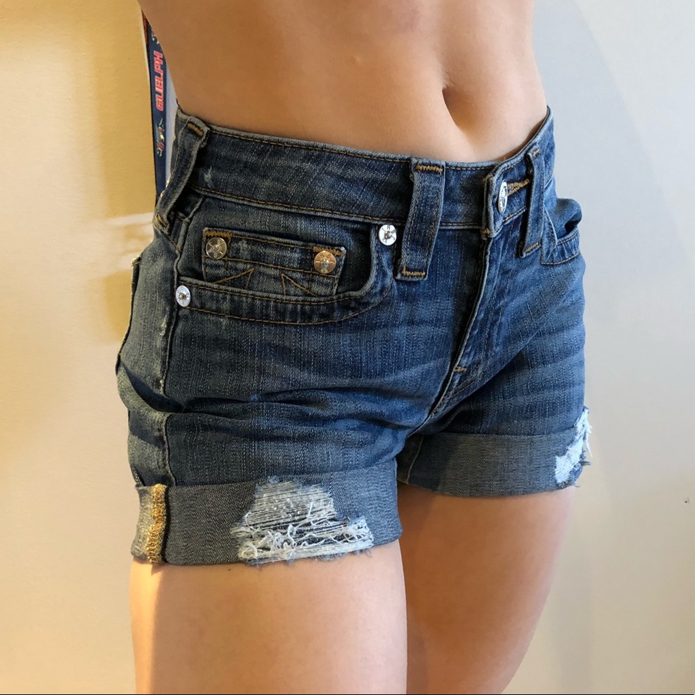 True Religion Jean Shorts